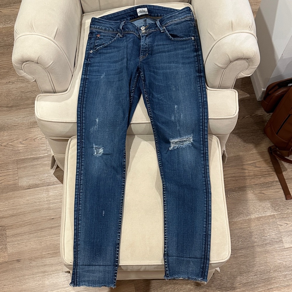 Hudson Jeans Distressed Skinny Jeans